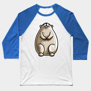 Kawaii Cute Marmot Groundhog Baseball T-Shirt